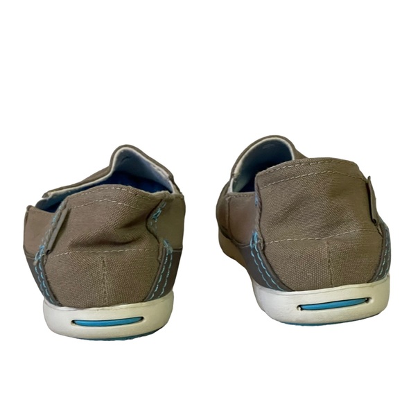 Crocs stretch sole canvas slip on loafer shoes heel drop women’s size 8 - Picture 4 of 6